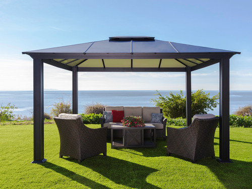 Paragon Outdoor Santa Monica 12x12 Hard Top Gazebo