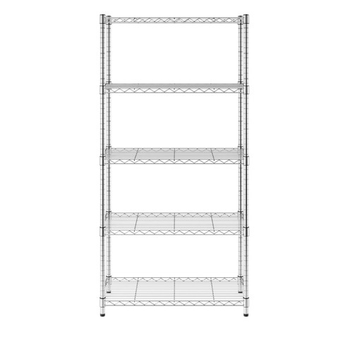 SafeRacks 60"H x 30"W x 14"D 5-Tier NSF Wire Shelving