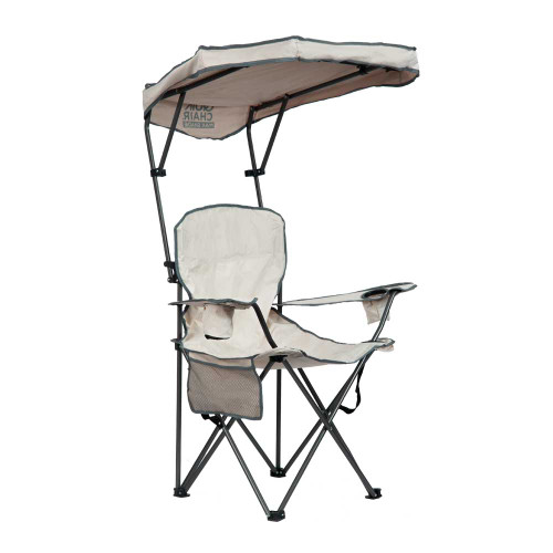 Quik Shade Max Shade Folding Chair - Khaki/Gray