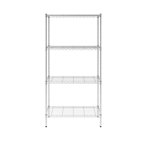 SafeRacks 72"H x 36"W x 18"D 4-Tier NSF Wire Shelving