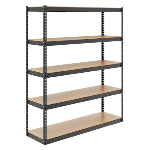 Saferacks 18" X 60" X 72" Garage Shelving - Hammertone