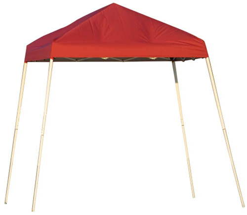 ShelterLogic Pop-Up Canopy HD - Slant Leg 8 x 8 ft. Red