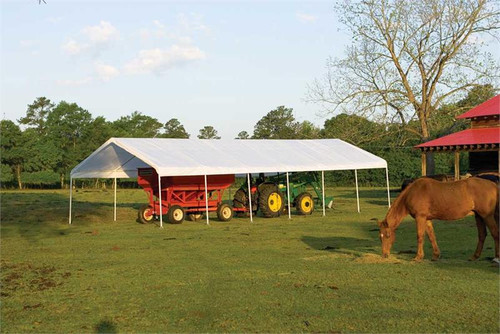 ShelterLogic SuperMax Canopy 18' x 40' - White