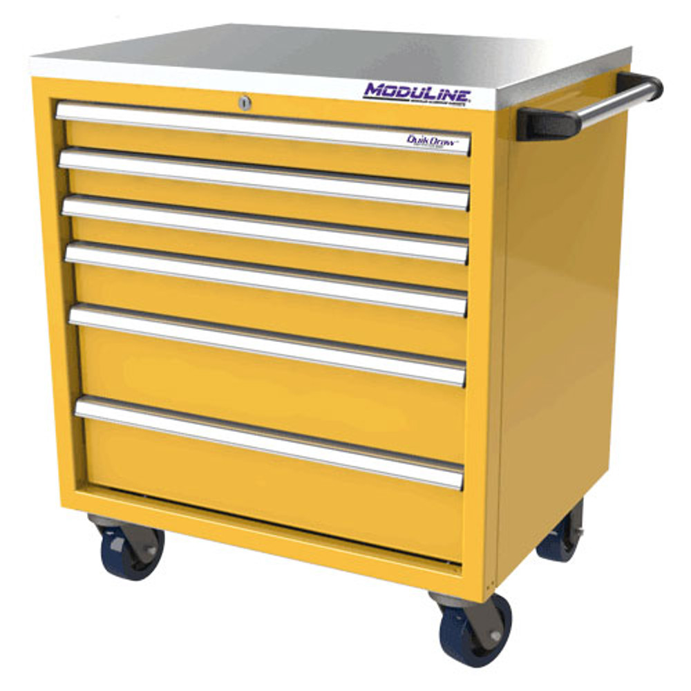 Moduline QuikDraw 32 6-Drawer Aluminum Roller Cabinet