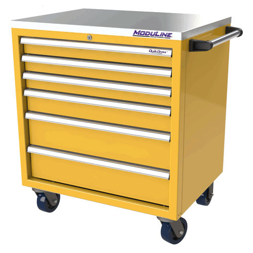 Moduline QuikDraw 32 6-Drawer Aluminum Roller Cabinet