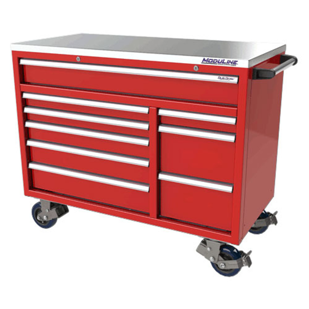 Moduline QuikDraw 48 9-Drawer Aluminum Roller Cabinet