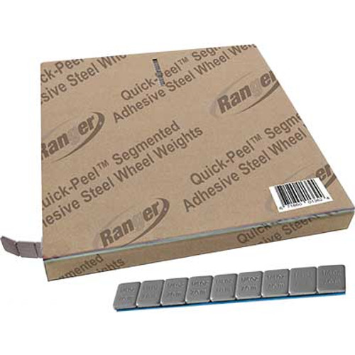 Ranger Adhesive Steel Wheel Weights, Silver, 700 pcs