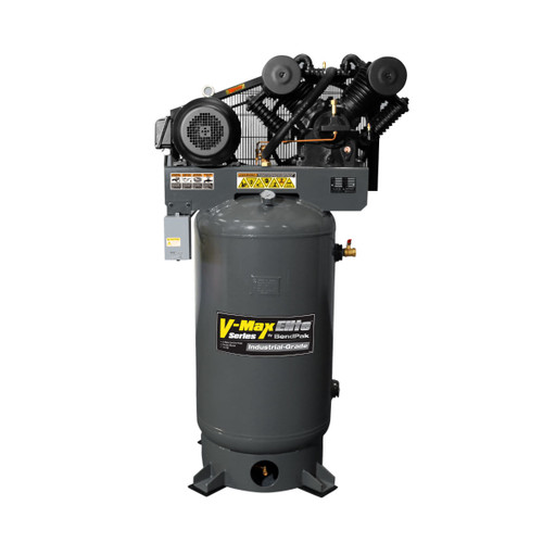 Bendpak VMP-10120V-603 V-Max Elite Air Compressor / 10 HP / 120-Gallon Vertical Tank / 208-230V, 60 HZ 3-Phase / Made in USA