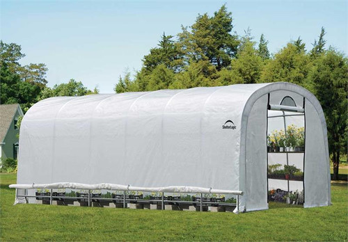 ShelterLogic GrowIT Heavy Duty Round Greenhouse 12' x 24' x 8'