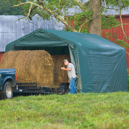 ShelterLogic Peak Style Storage Shelter 12' x 20' x 8'