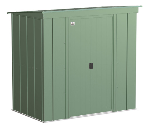 Arrow Classic Steel Storage Shed 6x4 - Sage Green