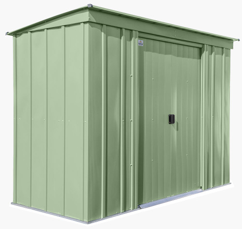 Arrow Classic Steel Storage Shed 8x4 - Sage Green