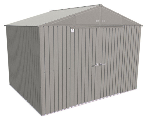 Arrow Elite Steel Storage Shed 10x8 Cool Grey