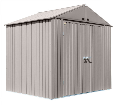 Arrow Elite Steel Storage Shed 8x6 Cool Grey