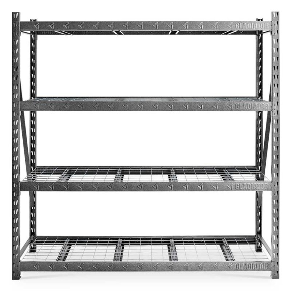 Gladiator 90" x 90" Heavy Duty Mega Rack with Four Adjustable Shelves