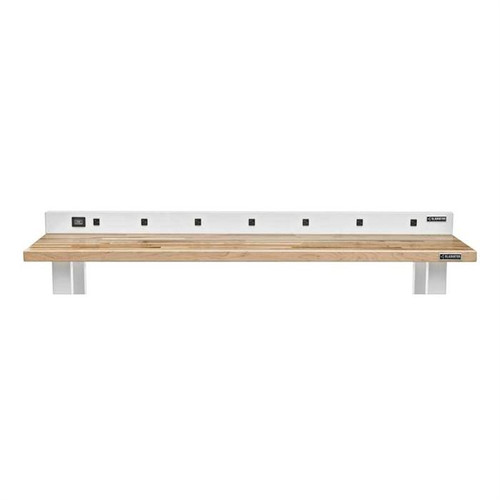 Gladiator Premier White Workbench Powerstrip