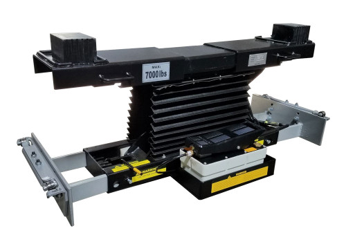 iDeal RAJ-7K-L Rolling Air Jack 7,000 lb. Capacity - On The Rail - Air Bag - Low Mount