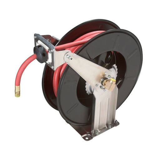 Ranger RH-50PL Dual Support, Spring Rewind Hose Reel and 50 / 300 psi Hose