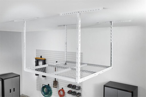 Gladiator Overhead GearLoft Storage Rack 4' X 4' - White