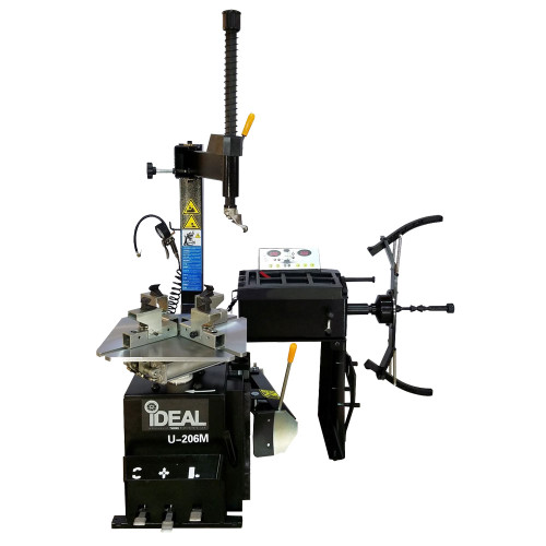 iDEAL TCWB-PSC206M Tire Changer & Motorcycle Wheel Balancer Combo - Black Edition